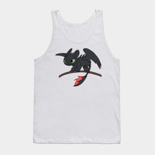 Dragon Toothless 3d How to train your dragon, chibi night fury, night light Tank Top